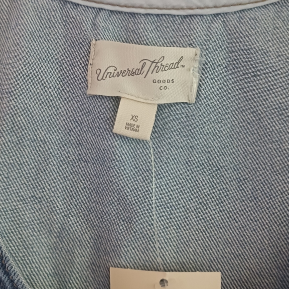Women's Denim Top Medium Wash - Picture 5 of 6
